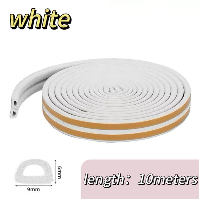 5/10MDType Window Door Seal Strip Self Adhesive Rubber Seal Foam Tape Window Dustproof Soundproof Insulation Strip Home Hardware
