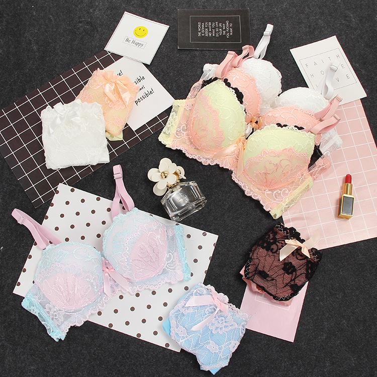 Macaron Lace Bra and Panty Set - Sexy, Supportive Women's Underwear