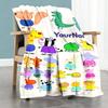 Peppa Pig Personalized Name Blanket Cozy Personalized Blanket Soft & Cozy Throw For Bed Seaside Picnics Livingroom Ideal for All Seasons