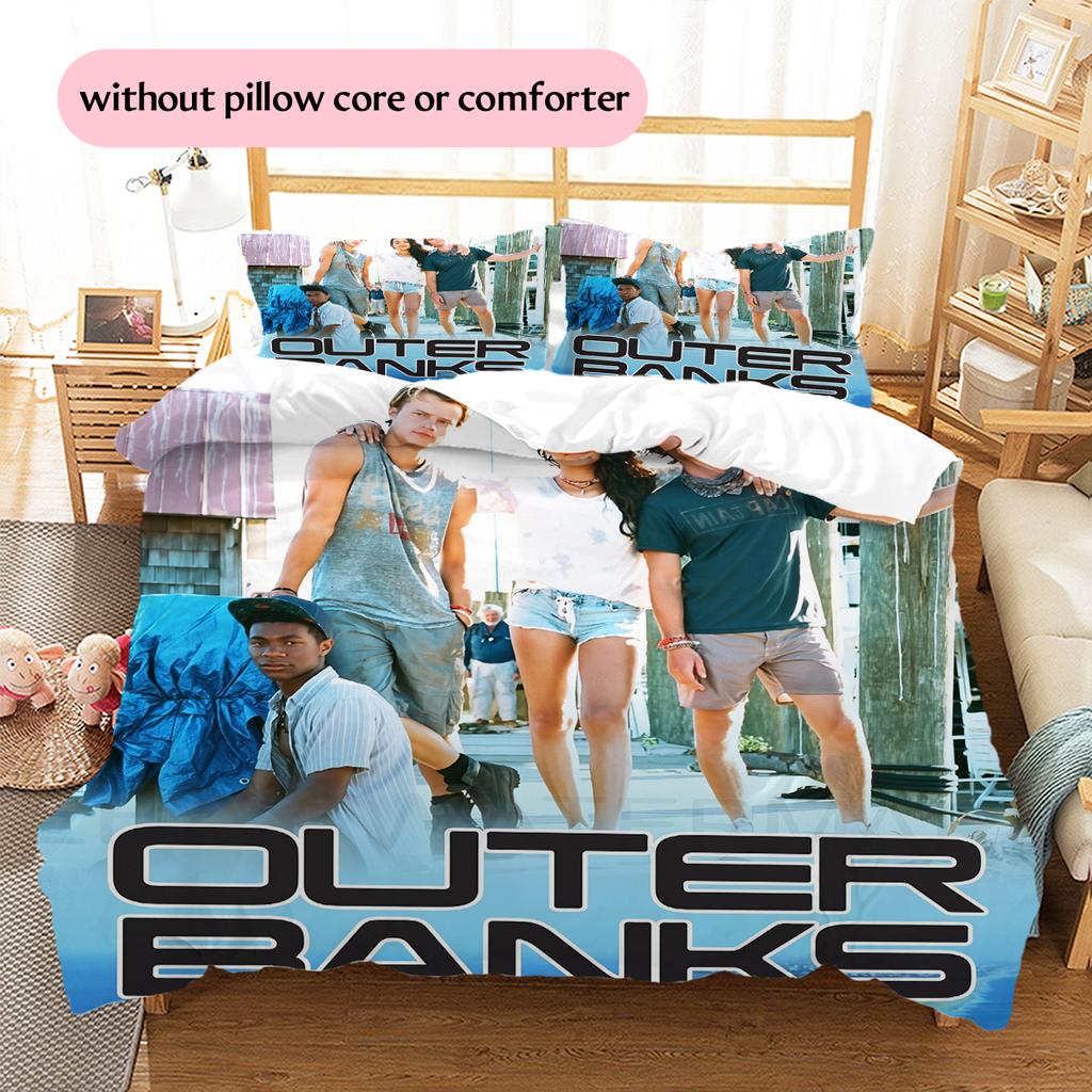 The Bund Mysteries Pattern Bedding Home Decoration Birthday Gift (1 * duvet cover + 2 * pillowcase, without core)