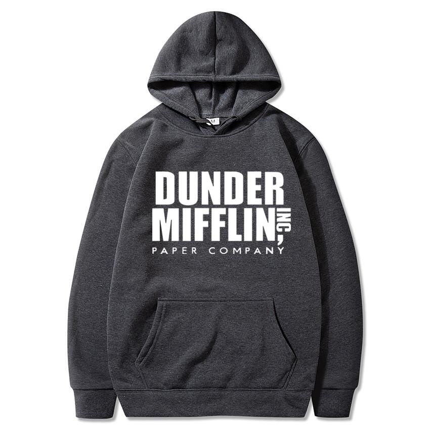 The Office Dunder Mufflin INC Hoodie Dwight Schrute Sweatshirt Women Hoodies Casual Pullover Hooded Sweater