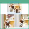 Portachiavi Leone Peluche Giocattolo Morbido Animale Carino Per Bambine Bambini Regalo