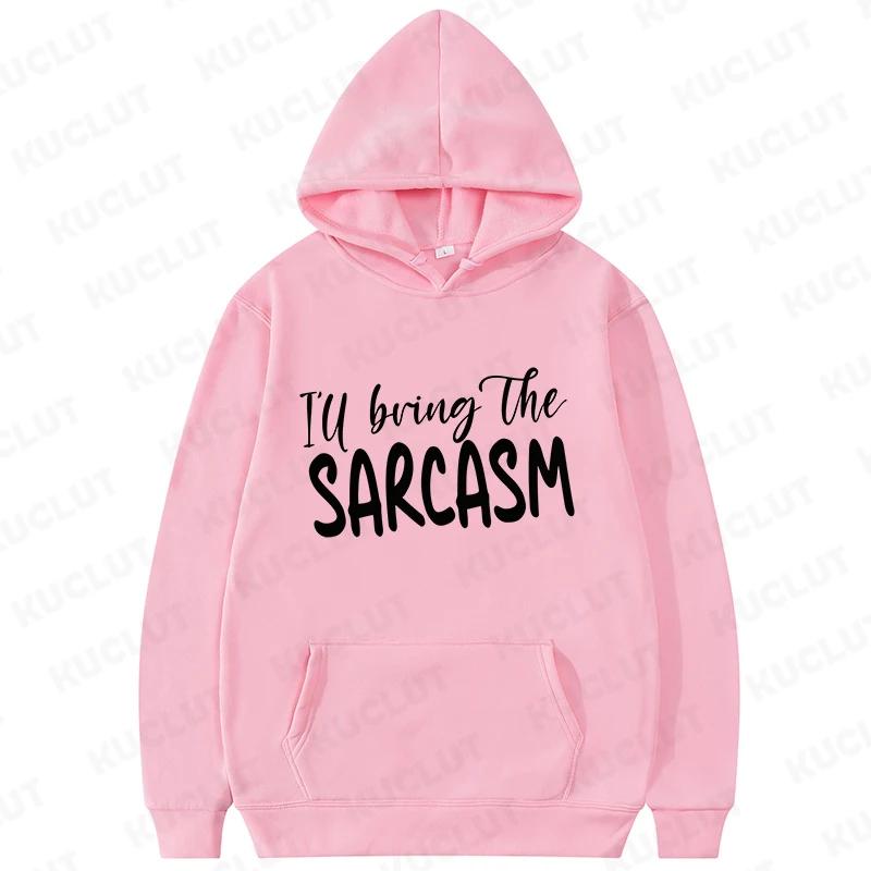 Funny Team Bride Hoodies Clothes I'll Bring The Chaos Booze Loose Pullover Hooded Sweatshirt Girls Bachelorette Party Sportwear