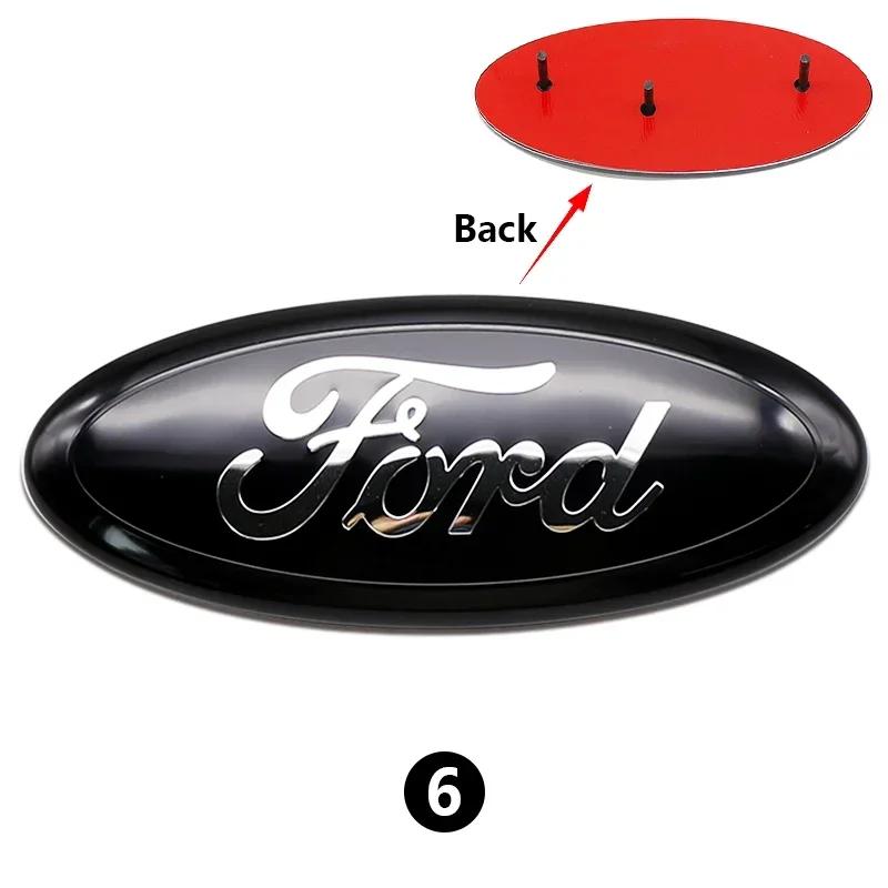 Autoaufkleber 2026 Ford Neu 2025 Heiß ABS 22,5cm Auto Front Heck Emblem Aufkleber Kofferraum Aufkleber für Ford Edge Escape Fiesta Transit Rang