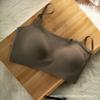 New ice muscle mousse touch~ vest free bra integrated thin vest with bra integrated