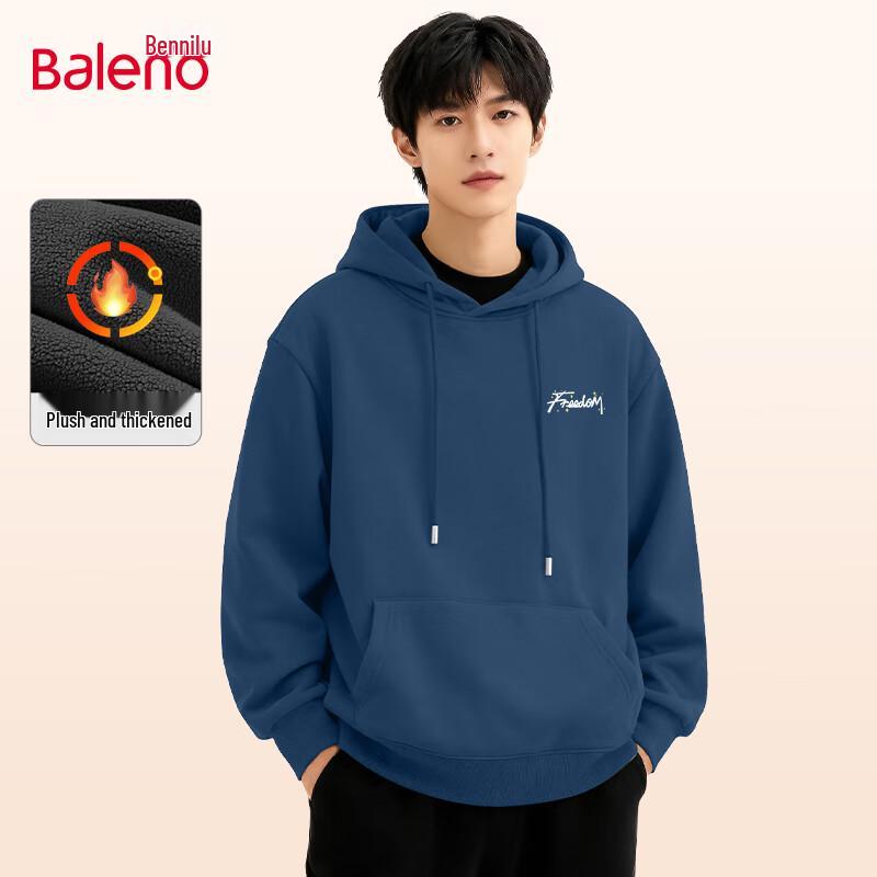 Baleno Men's Fleece Lined Pullover Hoodie