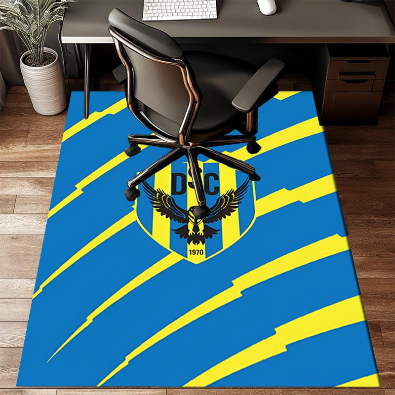 Duhok Dynamic Sports Emblem Rug Office Floor Mat - Machine Washable for Bedroom, Bedroom, Livingroom, Room Decor Fan Gifts Christmas
