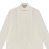 Shirts Men's White Stand Collar Moderate Other 698327-ZAJS4-9210