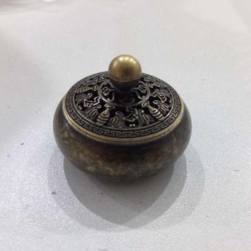 Retro Incense Burner Twelve Zodiac Signs Burner Brass Incense Holder With Cover Sandalwood Cense Buddhism Home Decor