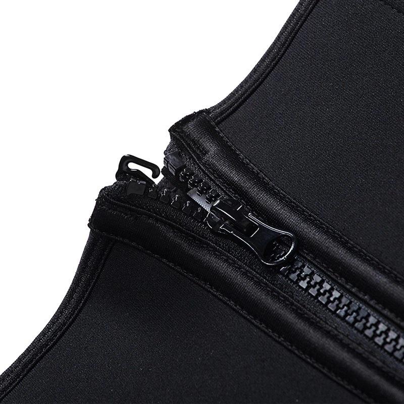 Women's Slimming Waist Trainer with Heated Double Belt & Hip Lift Zipper