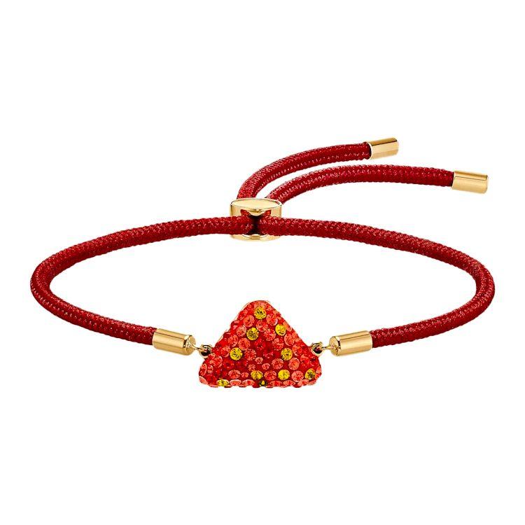 Swarovski Triangle Woven Bracelet Women bracelets Red 5568269 Box (Random Color),F,Red