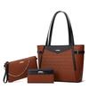 Autumn Fashion Retro Simple Fashion Women'S Bag Tote Bag Three-Piece Set