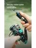 Haotun Zero-Gap Double Handle Spinning Reel: 5.2:1 Long-Cast, Squid & Micro-Object Fishing.