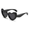 2024 New Children's Sunglasses And Funny Inflatable, Cute Heart Shaped Sunglasses, Female Instagram, Concave Shape