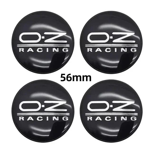 4pcs Car Wheel Hub Center Caps 56mm 60mm 68mm 65mm  For Rim Cover Auto OZ Logo Badge Emblem Exterior Styling Accessories