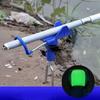 1pcs 360 Degree Adjustable Aluminum Alloy Fishing Rod Holder Folding Fish Pole Stand for Bank Fishing Ground Support