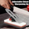 Adjustable Chisel Sharpening Jig Chisel Sharpener Honing Guide Aluminum Alloy Sharpening Jig Precise Angle Gauge Adjustable