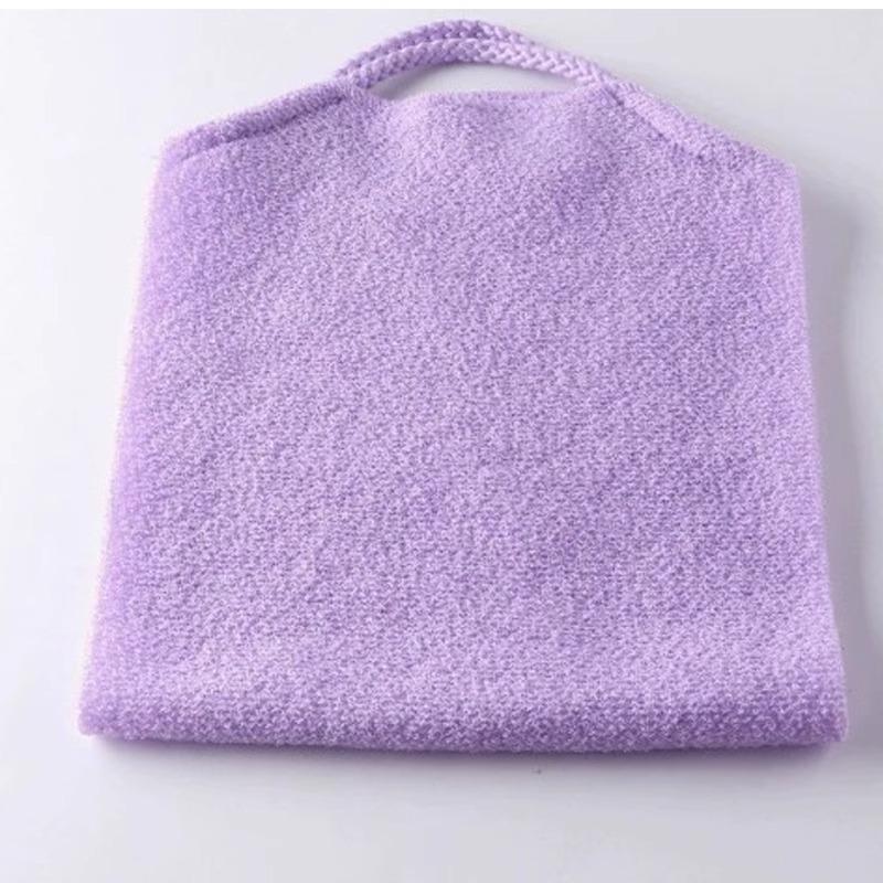 

Двусторонняя мочалка для спины: Мощный ремень для мужчин и женщин, удаление грязи и растирание грязи, длинная полоса для эффективного мытья спины.