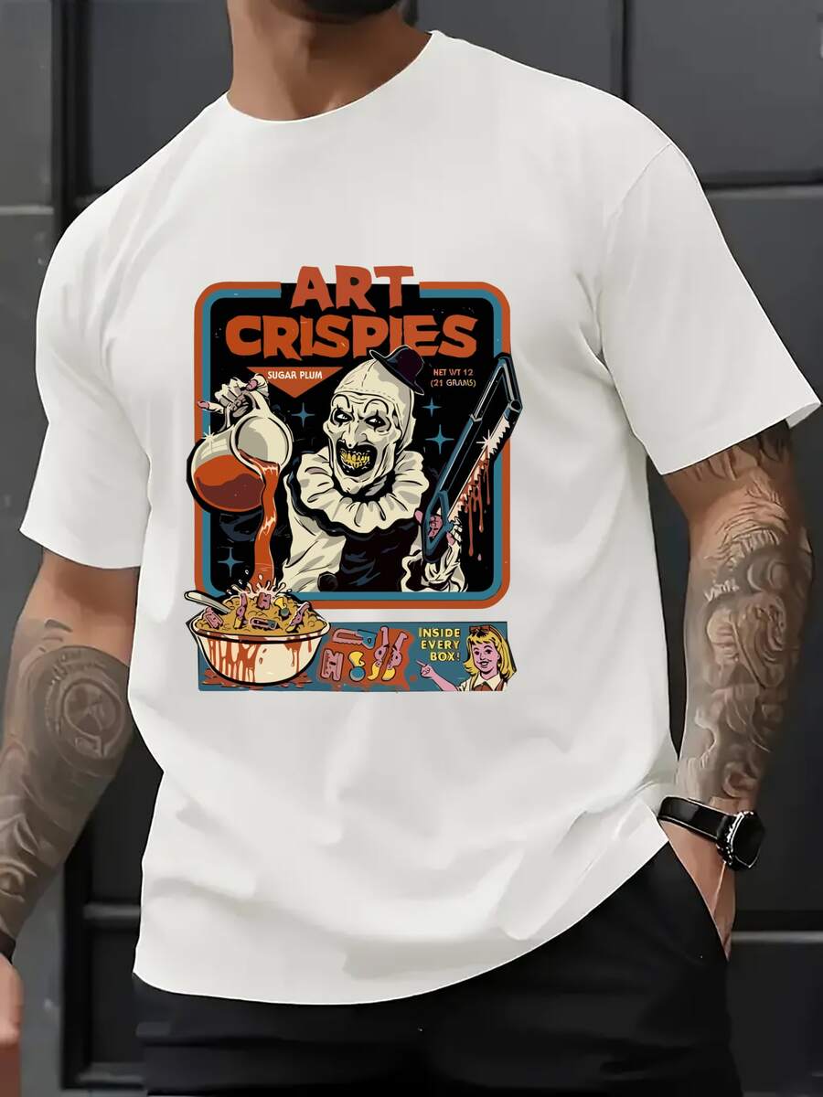 

Унисекс повседневная футболка с круглым вырезом и коротким рукавом S