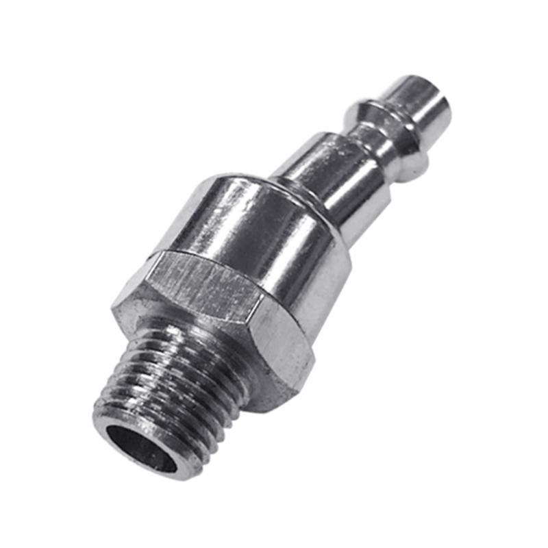 Industrial 1/4 inch-NPT Male Thread Swivel Air Plugs Air Hose-Fittings Universal