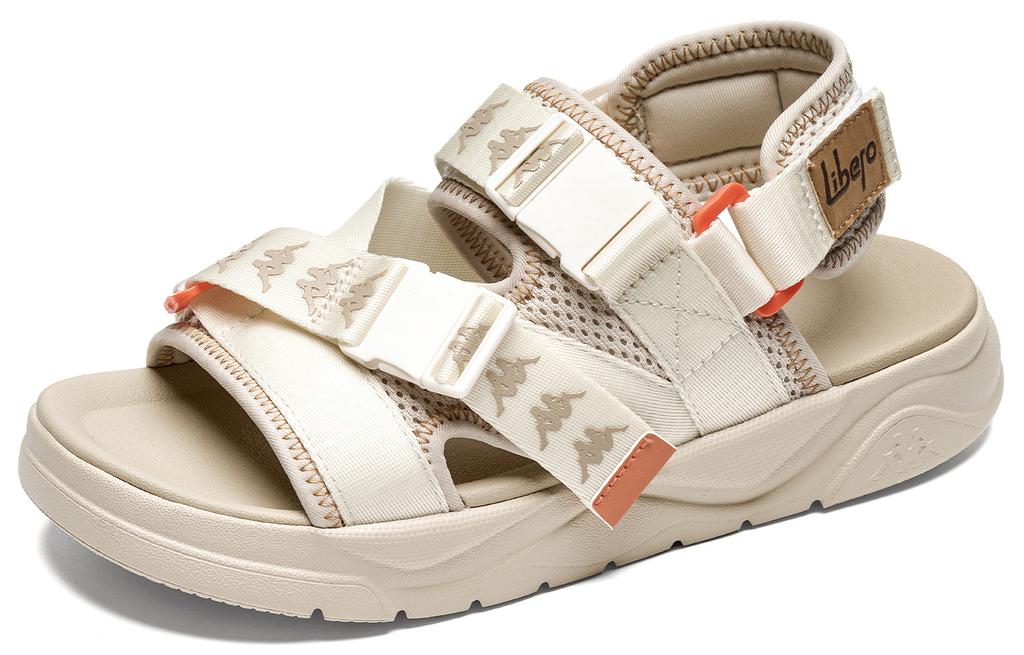 Men's Sandals Kappa Jungle Lion Collection Beach Sandals Unisex Beige Yellow