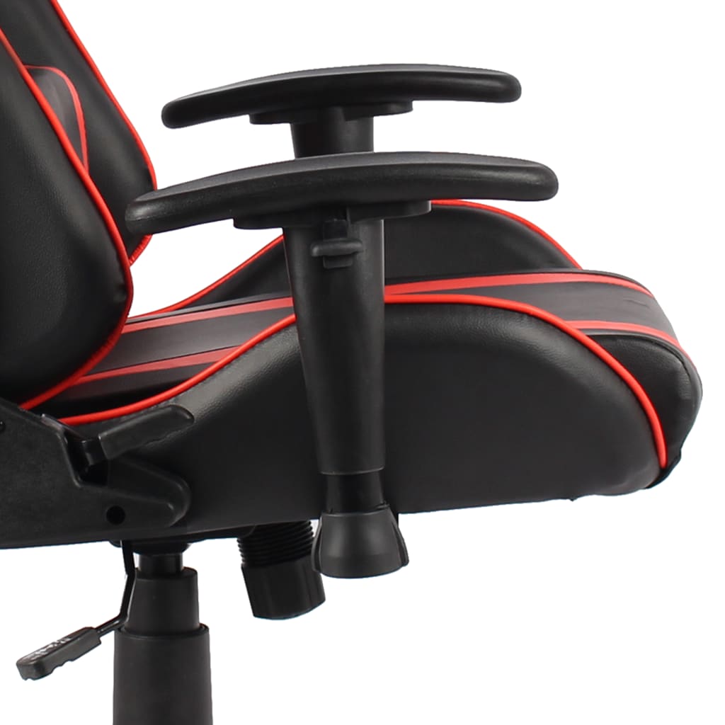 Gaming Chair Swivel Red PVC