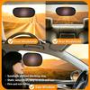 2 Pack Windshield Sun Shade Static Cling, 9.6"x6.6" Mini Car Sun Visor Shades, Car Shade for Windshield, Windshield Sun Shade Static Cling for