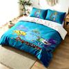 Adventure Time 3pc Duvet Cover Set Simple Modern Bedding Set Wrinkle Resistant Soft Fabric All Season Use a perfect gift