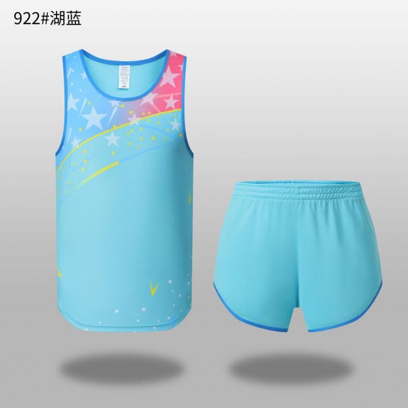 Men Women Track Field Suit Marathon Running Training Vest Sports Exam
