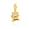 Braccialetto con Ciondolo Bambola Cartone Animato in Argento 925 Europa Carino Perline Pendenti Collana Ciondolo Gioielli Fai da Te per Donna Regalo