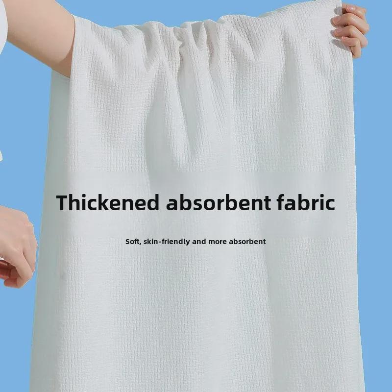 Wurou Verdicktes und vergrößertes Einweg-Badetuch – tragbar und faltbar für Reisen, Privatunterkünfte, Hotels