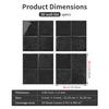 Peel-and-stick self-adhesive tile stickers Self-adhesive tile decals Kitchen and bathroom backsplash decoration Bedroom decor