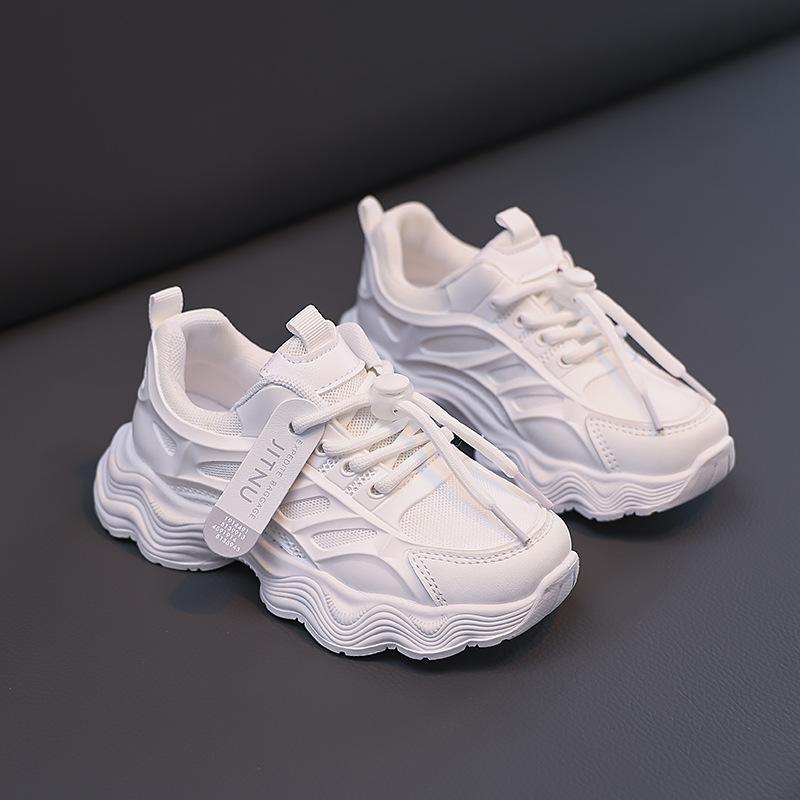 Children's Sports Shoes Spring New Boys Casual Shoes Versatile Autumn Girls Dad Shoes Breathable Medium and Older Children's Shoes