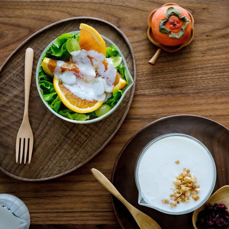 350/600ml Průhledná čajová miska s výlevkou Dvouvrstvá japonská miska na matcha Žáruvzdorná miska na míchání salátu Mísy vhodné do mikrovlnné trouby