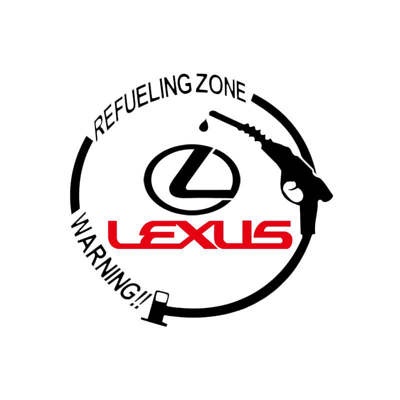 Car Badge Vinyl Reflective Fuel Tank Cap Stickers Decal Accessories For Lexus IS250 IS200 CT200h GS300 LS430 RX450h LX570 IS300 ES RX LS