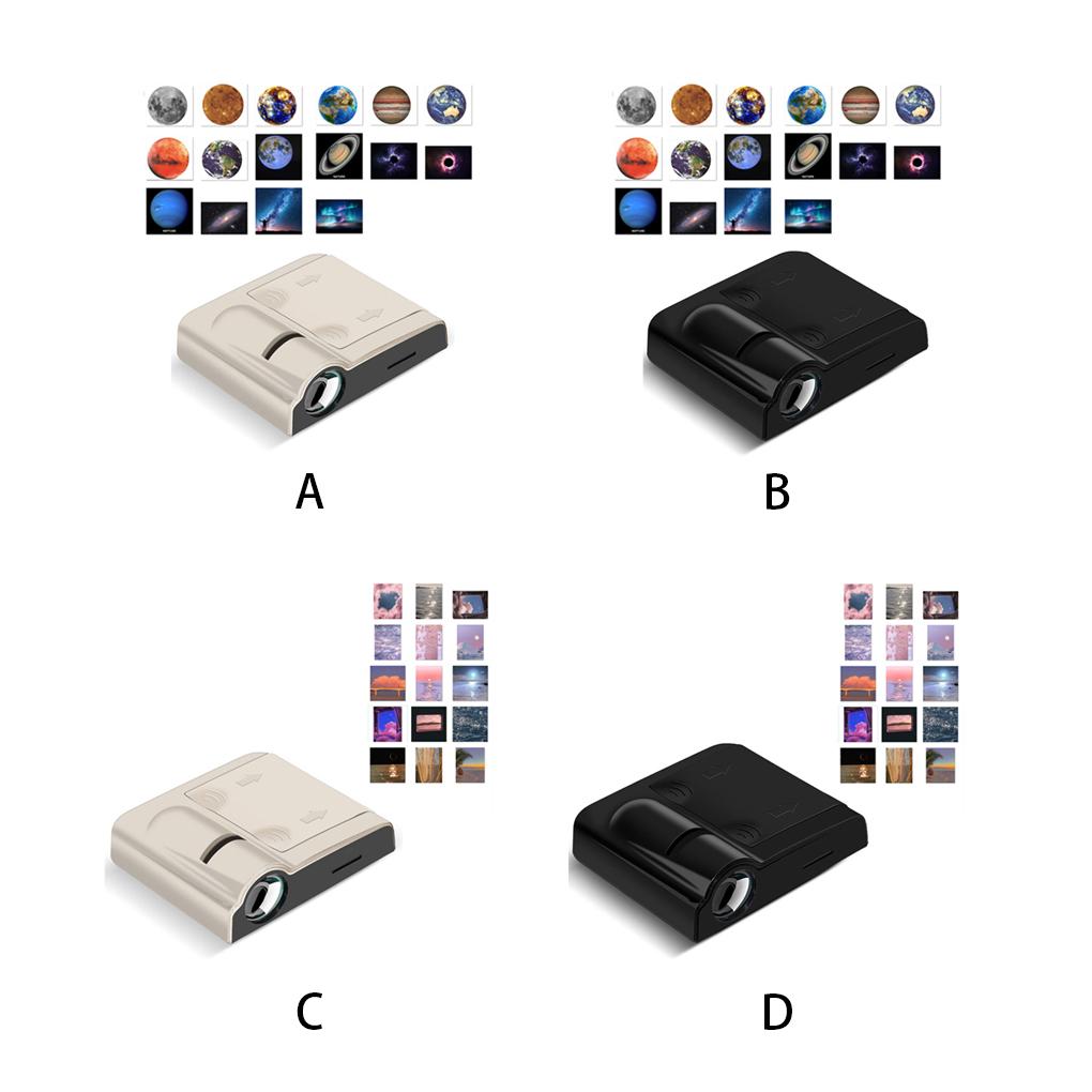 Projection Lamp Party Festival Wall Projector Light with Sheets Household Battery Operated Reusable Lighting Photo