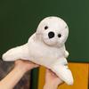 32/38cm New White Seal Doll Simulation Stuffed Plush Toy Handmade Doll Cartoon Anime Cute Children's Birthday Gift Fun Doll
