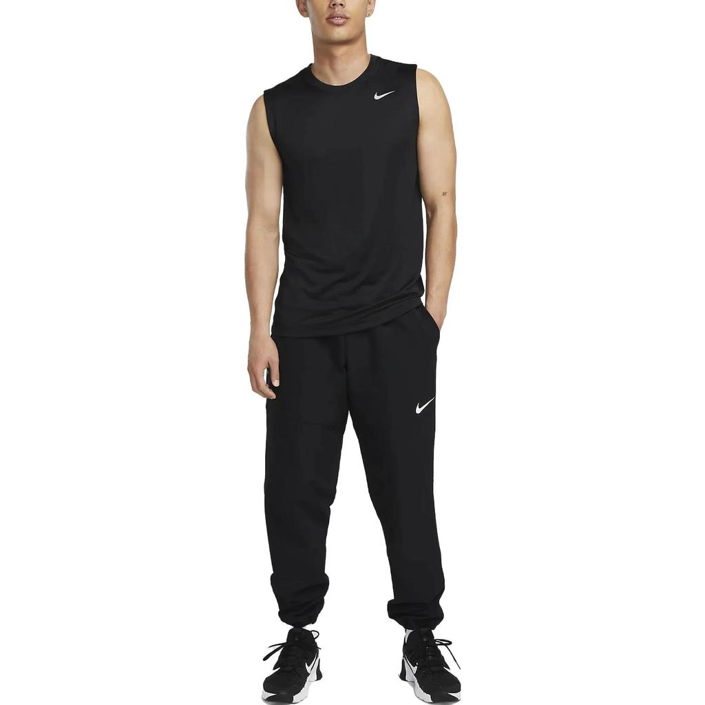 Nike Tank Tops Men's Black Crew Neck Moderate Other (Unisex) Tank Tops DX0992 010