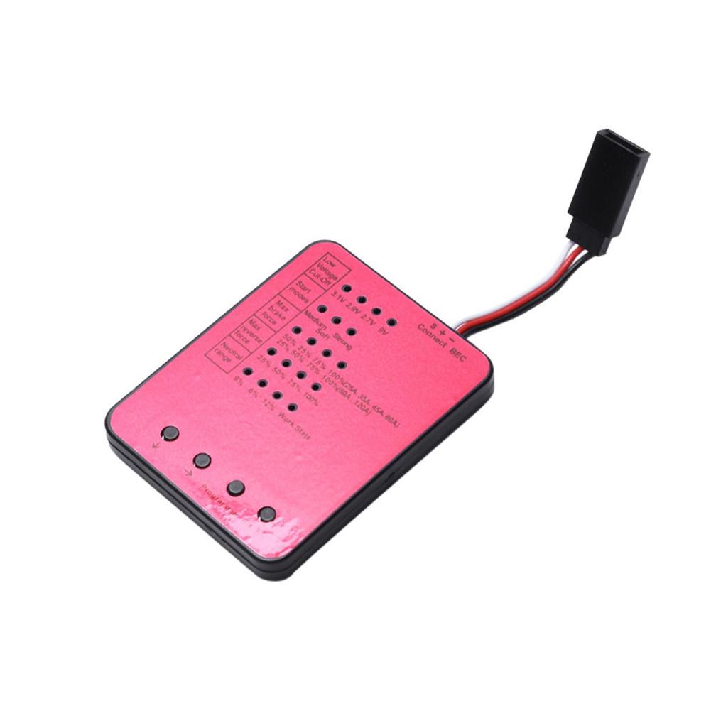 1pc Brushless Electronic Speed Controller Travel Setting Card Accessory Programming Low Voltage Detection