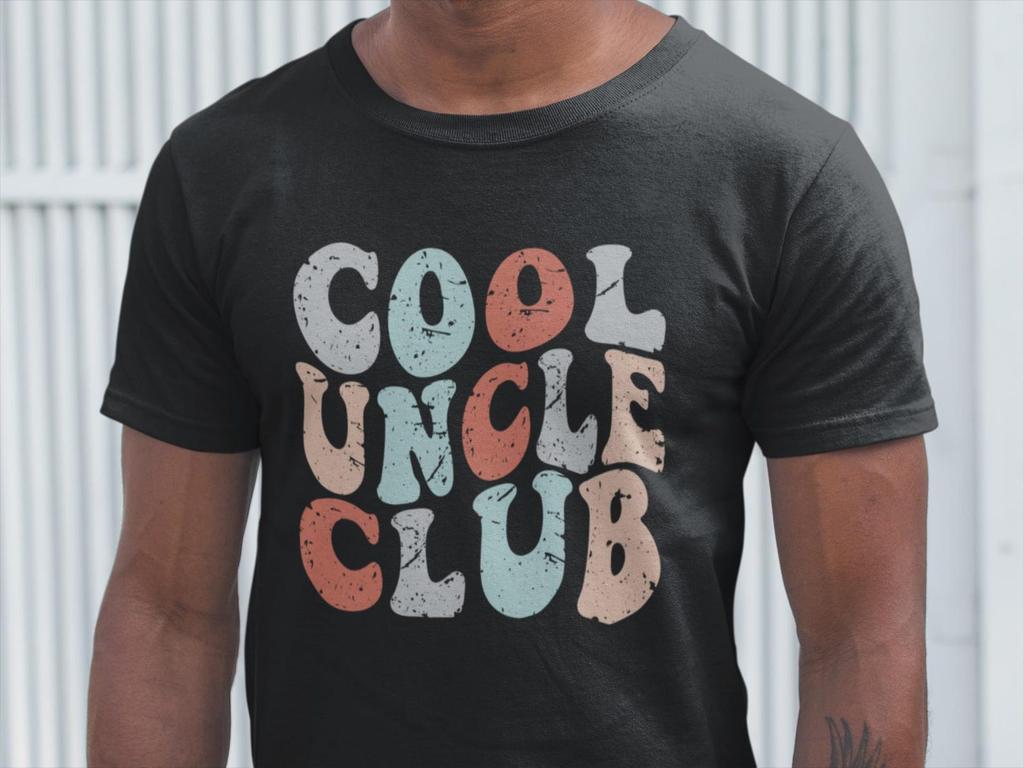 Cool Uncle Club T-Shirt, Funny Uncle Shirts, Cool Uncle Shirt, Best Uncle Birthday Shirt, T-Shirt For Uncle, Uncle Xmas Shirt Present Tee