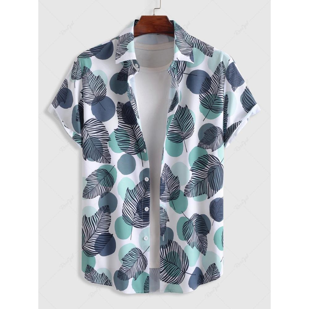 Fashion Men's Hawaiian Shirts 3D Printed Short Sleeved Button Down Lapel Shirt Oversized Tops 2025 Summer Casual Aloha Shirts