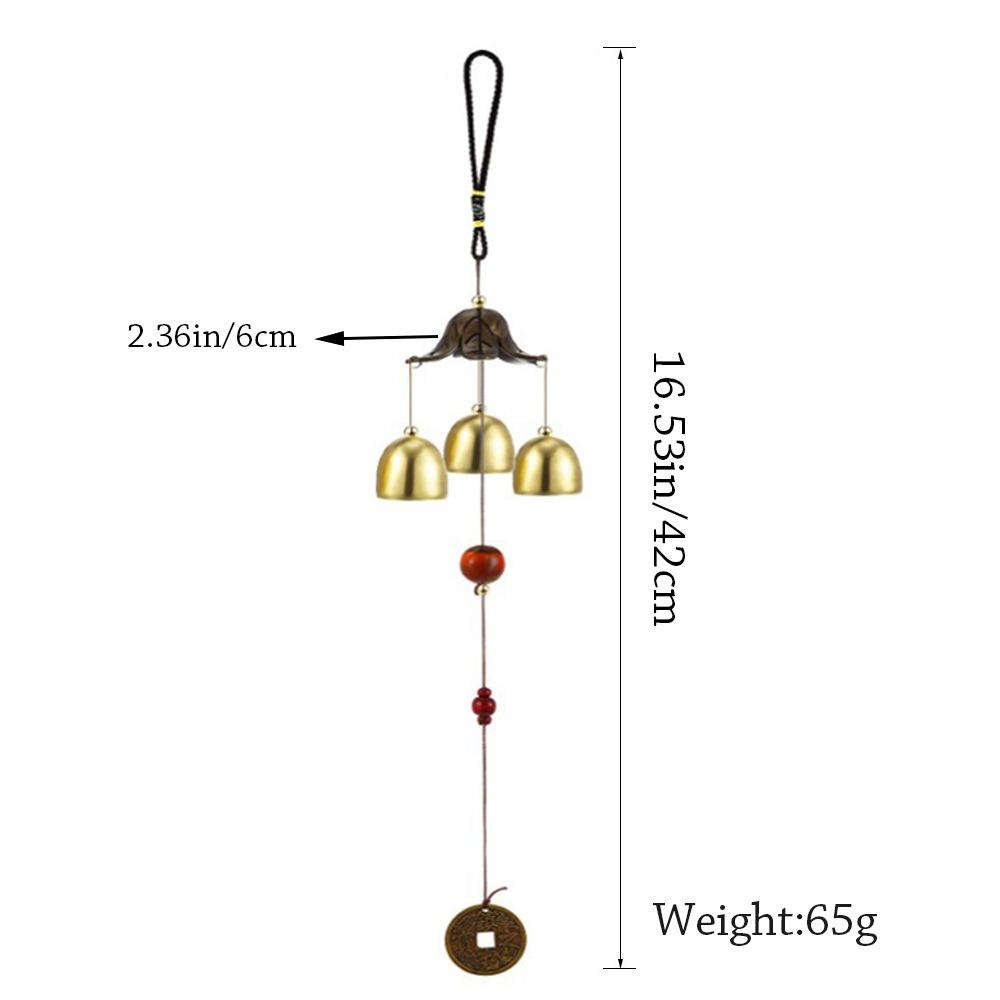 Outdoor Copper Bells Wind Chimes DIY Retro Garden Yard Home Creative Hanging