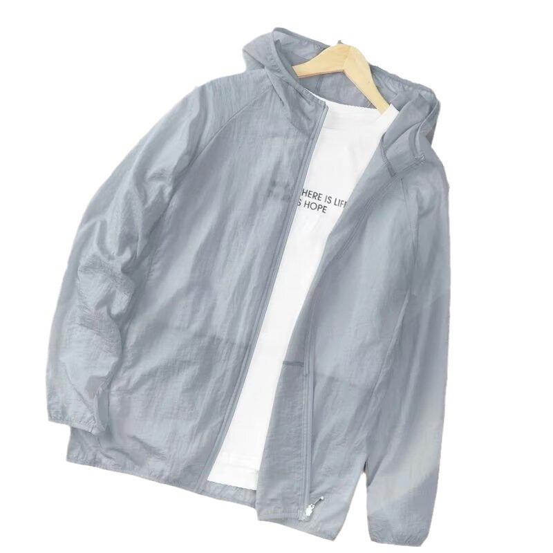 Unisex Summer UV-Protective Windbreaker: Breathable, Cool, Long-Sleeved Jacket for Outdoor Sun Protection