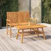 VidaXL Garden Bench 109 Cm Solid Acacia Wood 362234