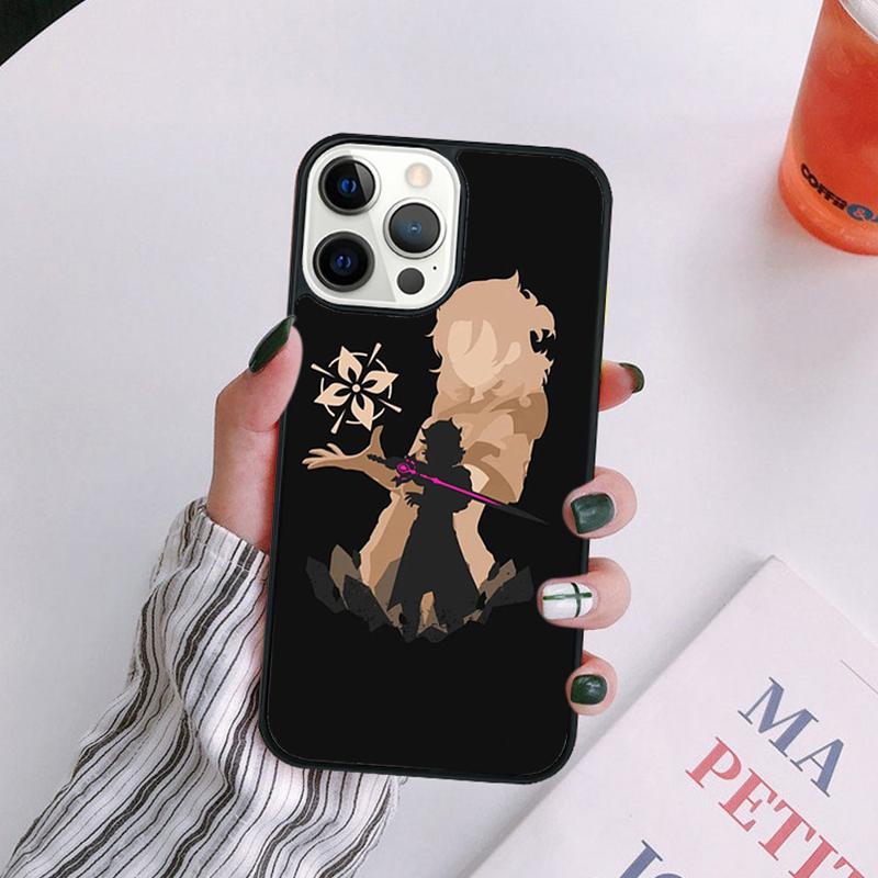 Genshin Impact Albedo Phone Case For iPhone 17 Air 14 13 12 16Pro Max 15 11  Plus Max Cover Shell coque