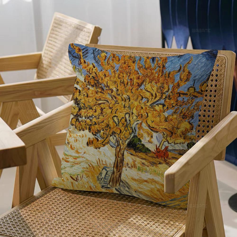 Van Gogh Starry Sky Pillowcases Home Bedding Decorative Pillow Cover Wedding Super Soft Pillow Case