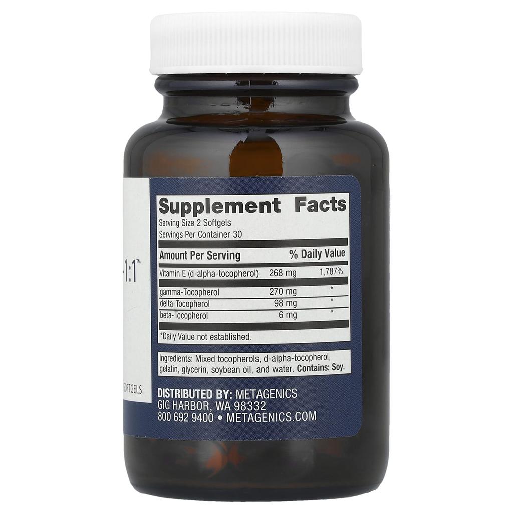 E Complex—1:1™, 60 Softgels