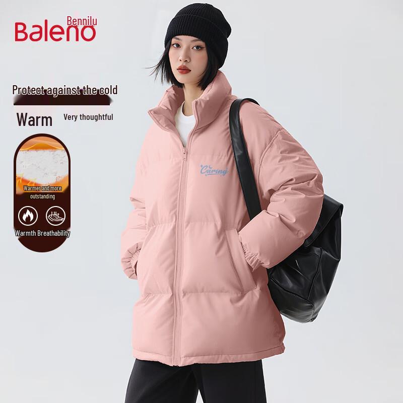

Baleno Women s American Retro Stand Collar Padded Jacket 3XL
