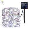 Outdoor Solar LED Copper String Lights - 8 Modes, Multicolor for Garden & Festive Decor