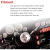 RULLINE 0.5" Steering Wheel Hub Adapter Conversion Spacer 6 Hole to 3 Hole Steering Wheel Adapter Boss Kit Black